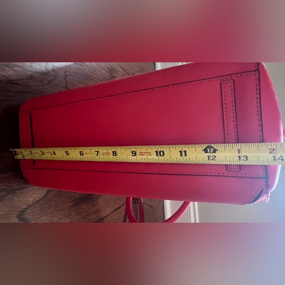 Tory Burch Emerson Poppy Orange Zip Tote Bag - Picture 12 of 16